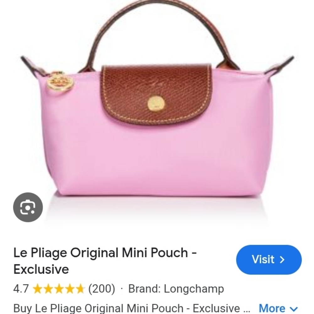 Mini pink Longchamp